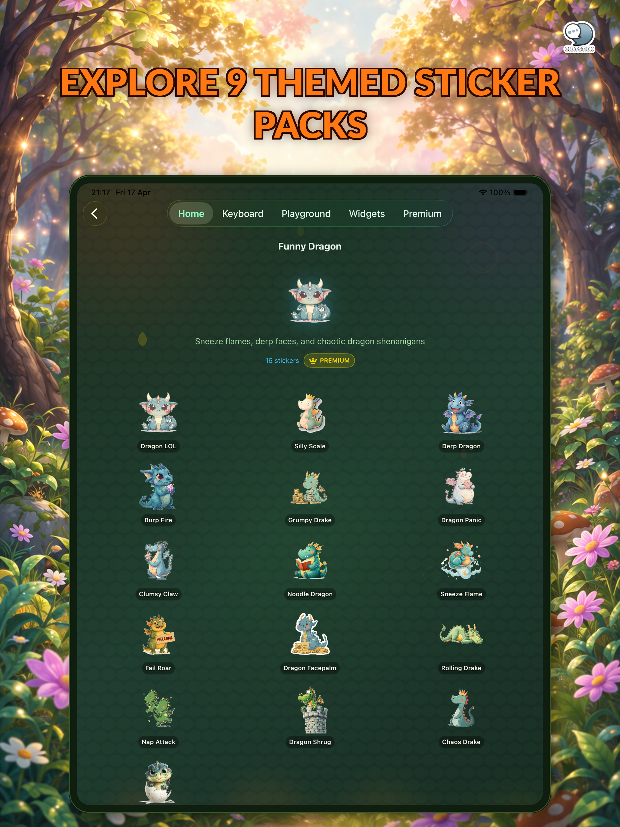 Dragon Emoji Stickers by CS screenshot 13