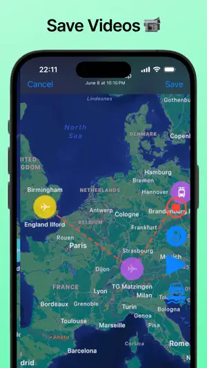 Travel Route Map screenshot 3