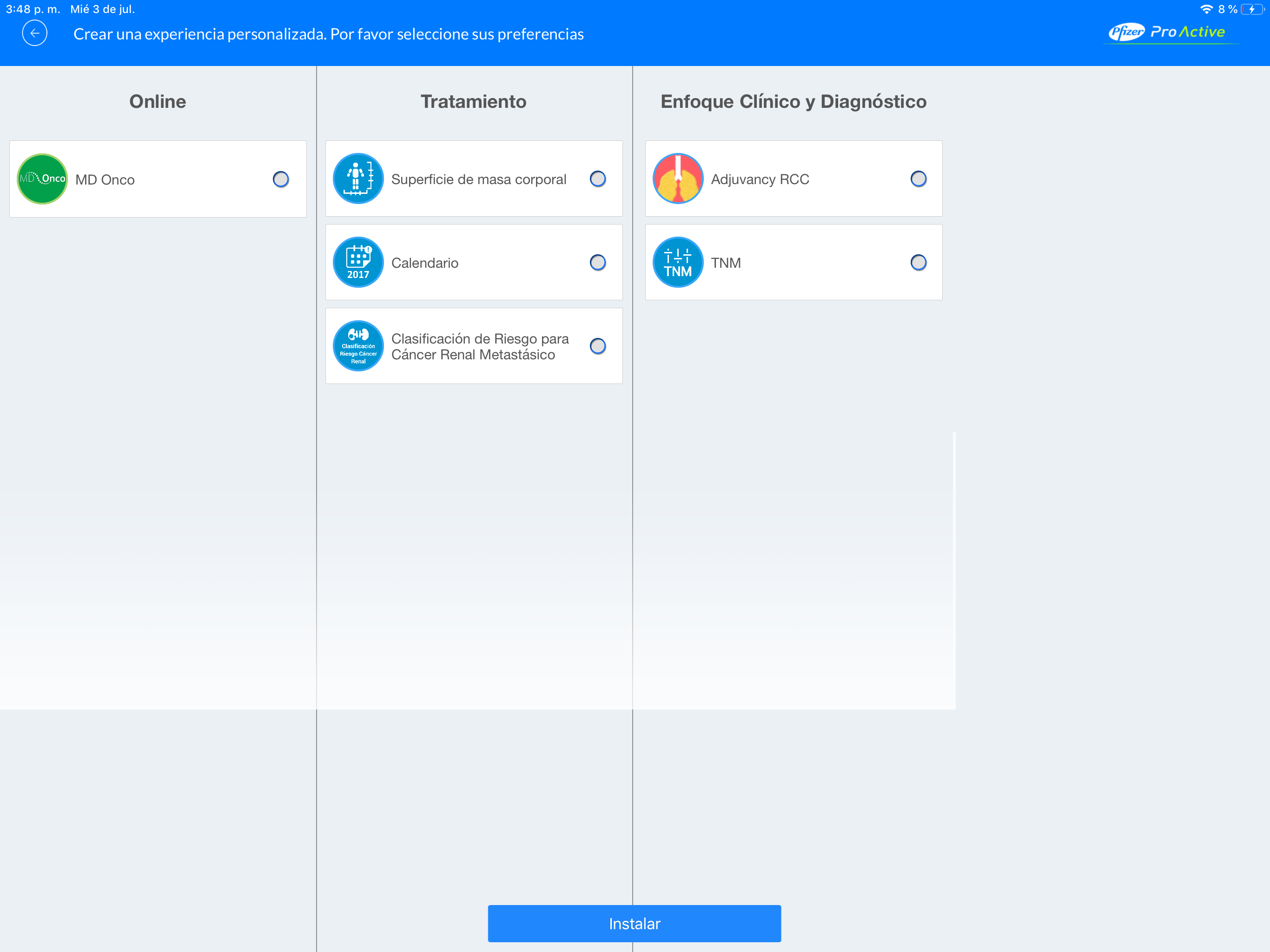 Pfizer ProActive EC screenshot 8