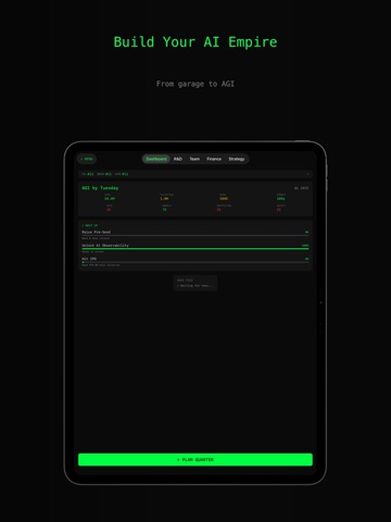 AI Startup CEO iPad screenshot