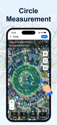 GPS Area Measure & Calculator iPhone screenshot