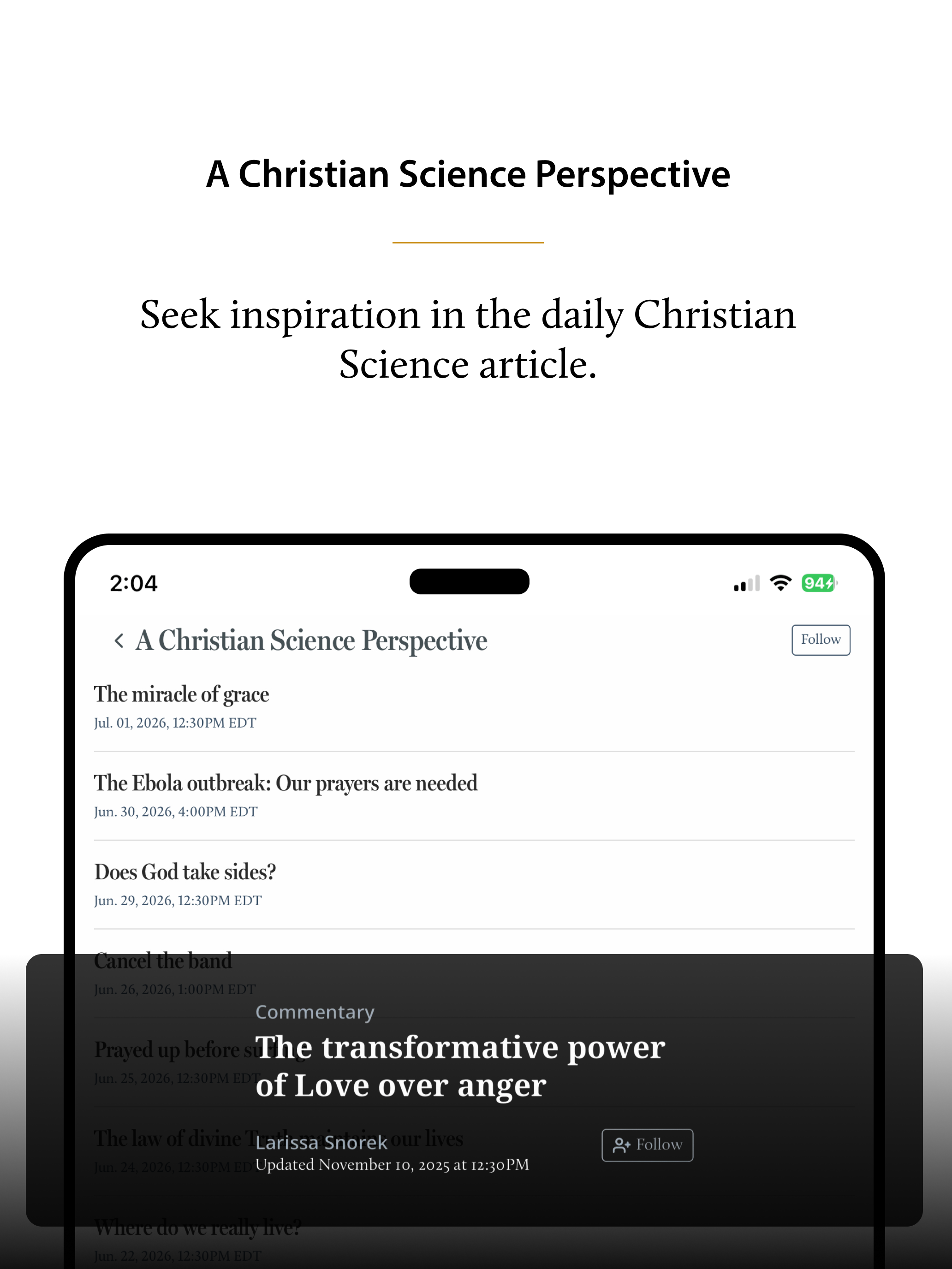 The Christian Science Monitor screenshot 7