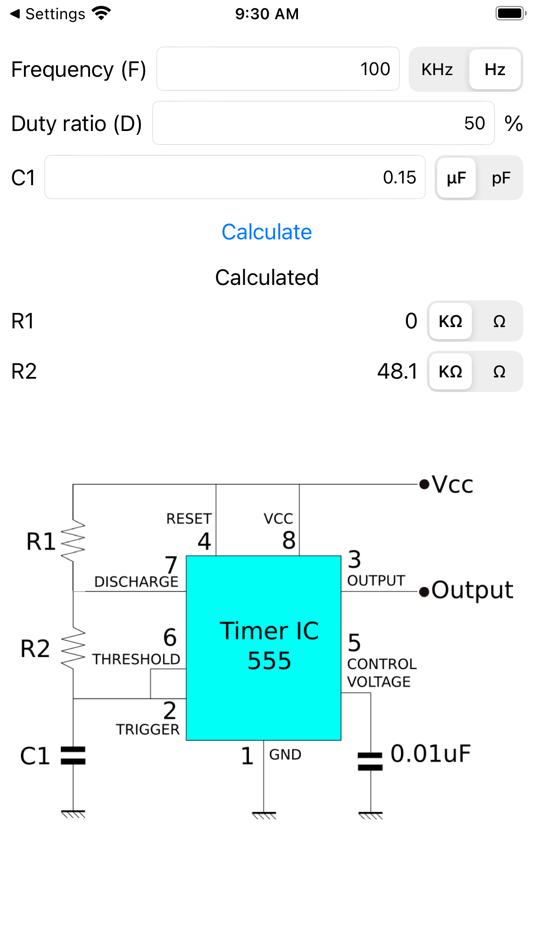 #1. 555 Calc (iOS) Podle: Jibiki Works