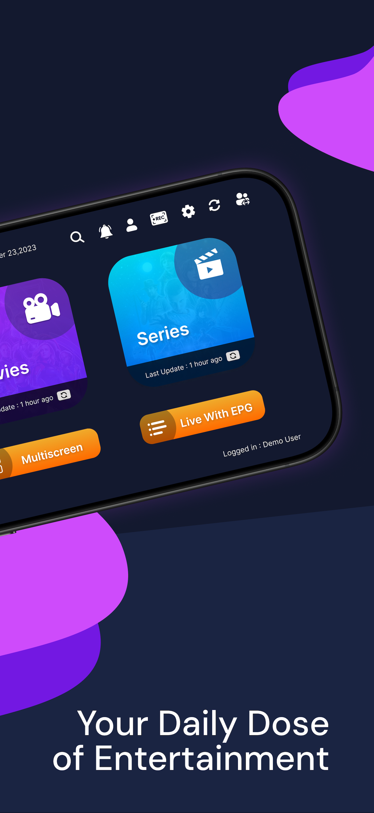 Smarters Vod Lite: IPTV Player screenshot 3
