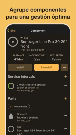 Captura de pantalla de ProBikeGarage: Garaje De Bicis en iPhone 5