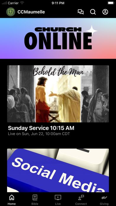 Calvary Chapel Maumelle app screenshot