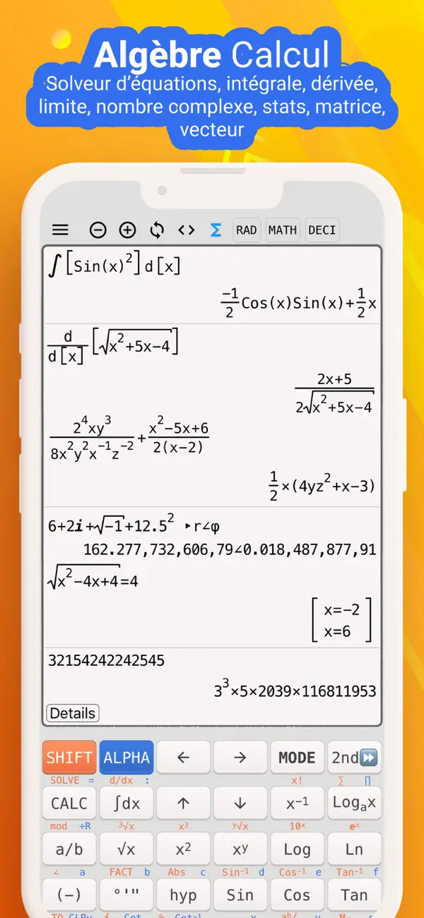 Screenshot #3 pour Calculatrice scient NCalc 92