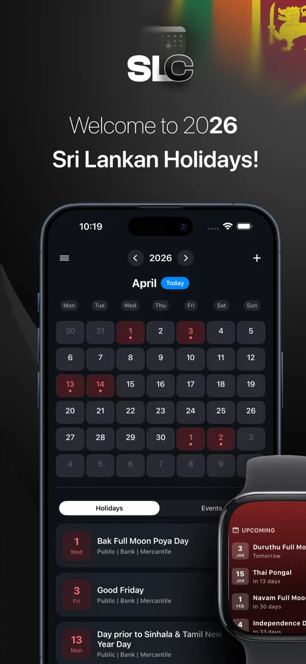 Screenshot #1 pour SL Calendar