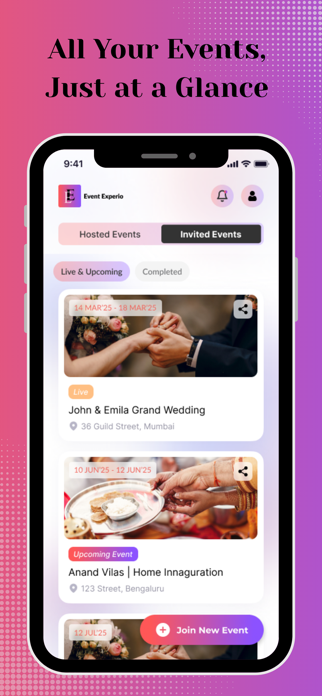 Event Experio Screenshot 1 of 8
