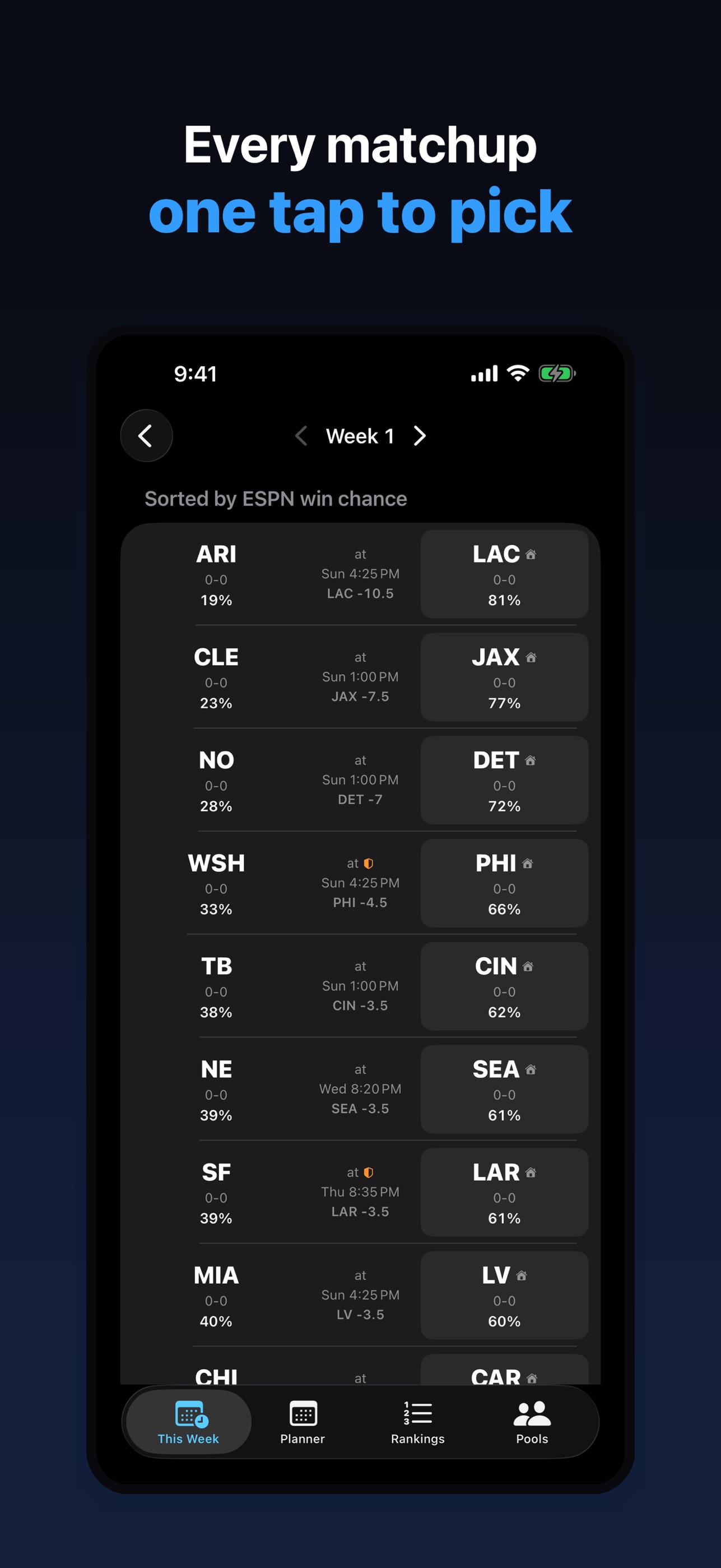 Screenshot 2 of Survivor Caddy - Picks Manager