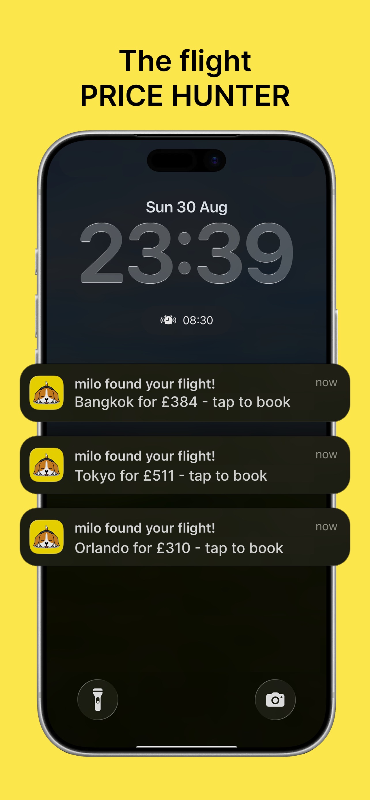 Screenshot 1 of milo: Flight Price Alerts
