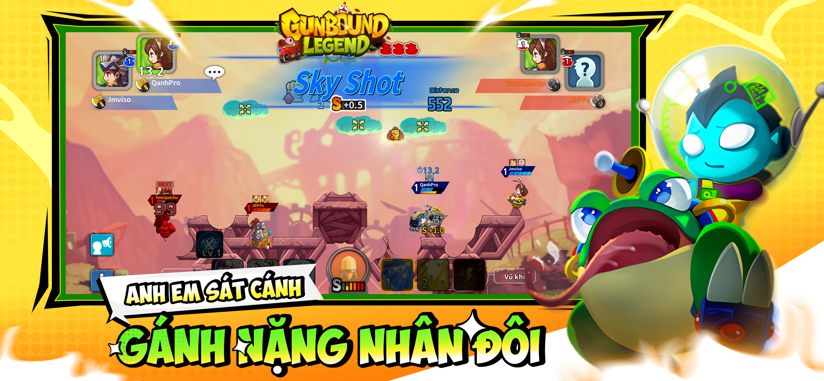 Gunbound Legend: Vua Toạ Độ