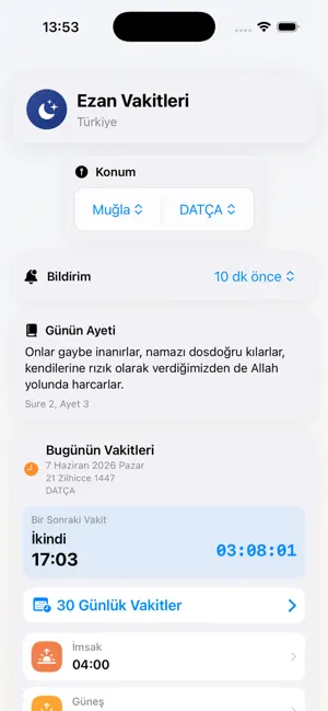Ezan Vakti ve Kıble screenshot 1