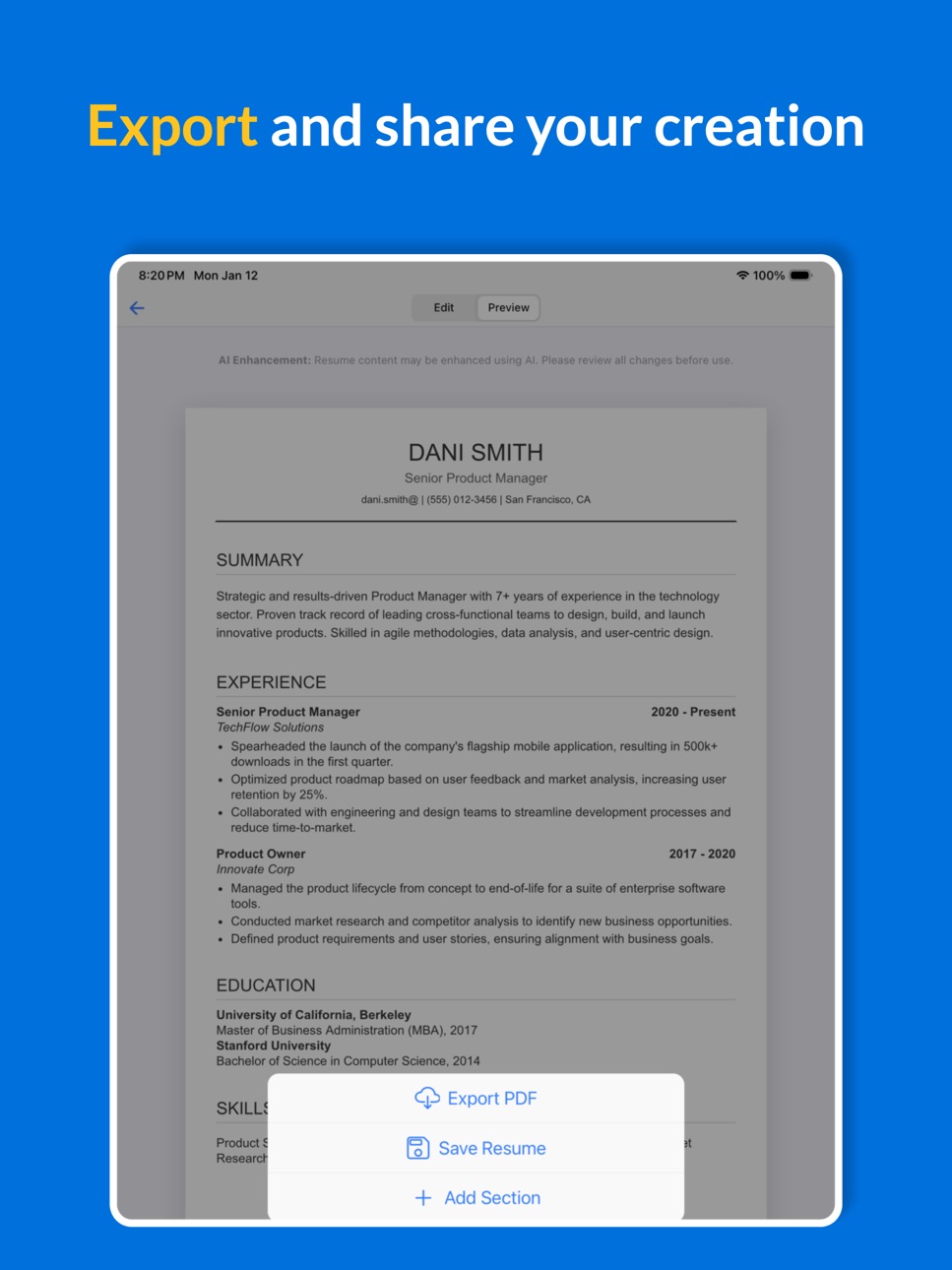 iPad screenshot