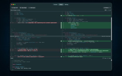 Diff Forge screenshot 2