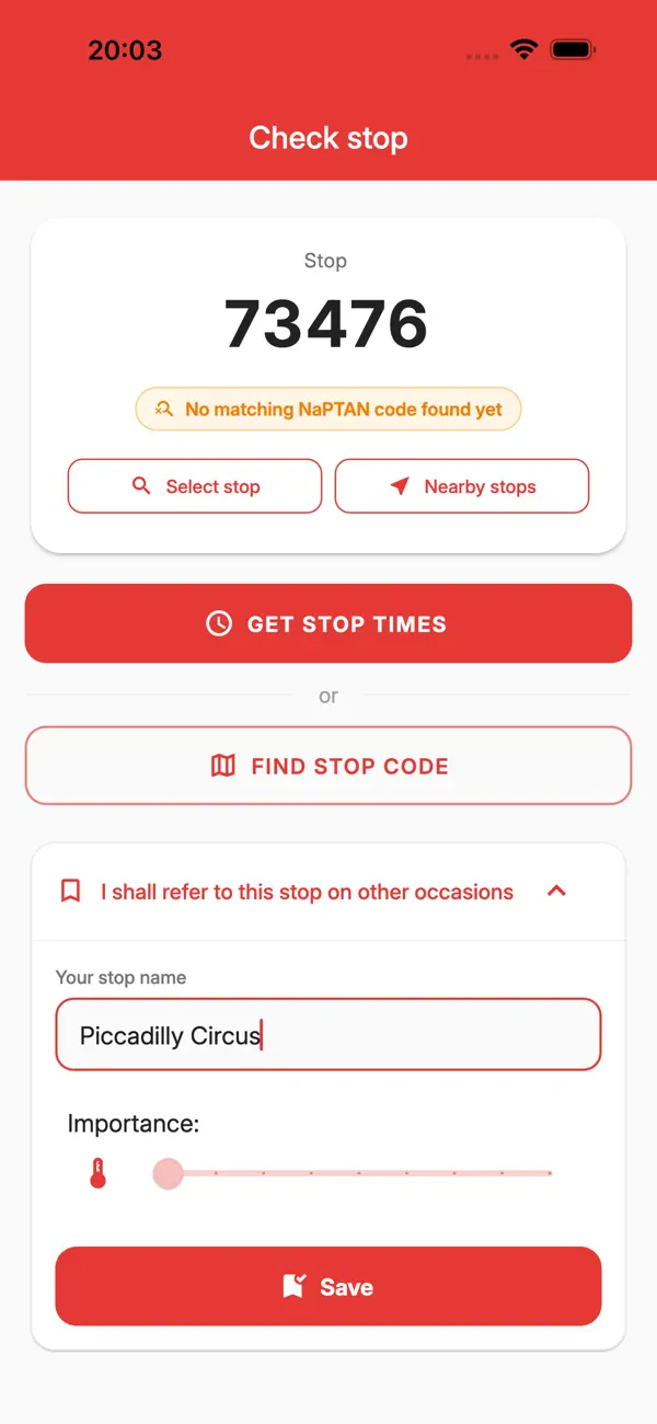 Screenshot #3 pour London Bus Arrival