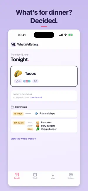 WhatWeEating screenshot 1