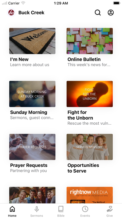 Buck Creek Church Screenshot