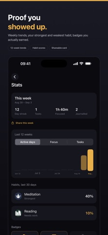 Disciplined: Focus & Habits screenshot 5