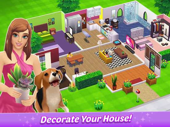 Home Street: Virtual House Sim iPad app afbeelding 1