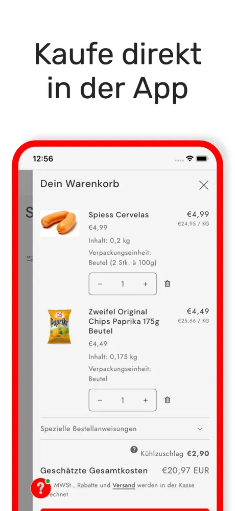 Chuchichäschtli‑App screenshot 3