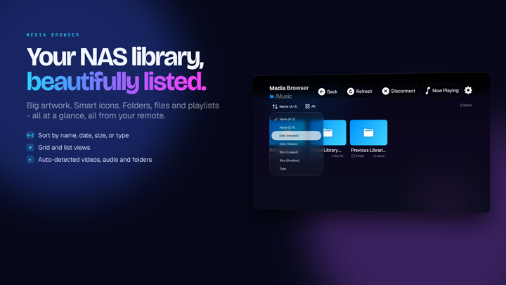 Screenshot #3 pour NAS Media Player - SMB Stream