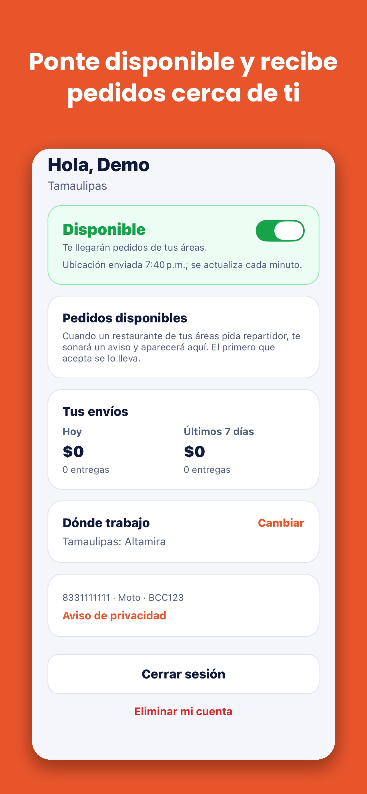 Screenshot 2 of FullMenu Repartidor