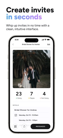 Cake: RSVP & Event Planning Screenshot 2 of 8