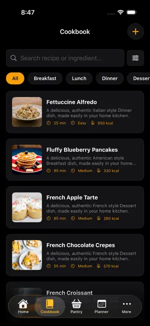 FlavorVault: Recipe Manager screenshot 2