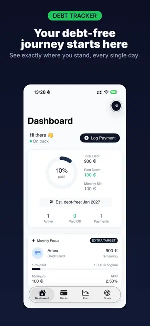 PaidDown: Debt Payoff Planner screenshot 1