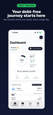 PaidDown: Debt Payoff Planner screenshot