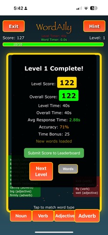 WordAIly Learn screenshot