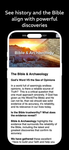 Evidence of God iPhone screenshot