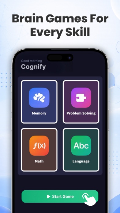 Cognify - Brain Training iPhone screenshot