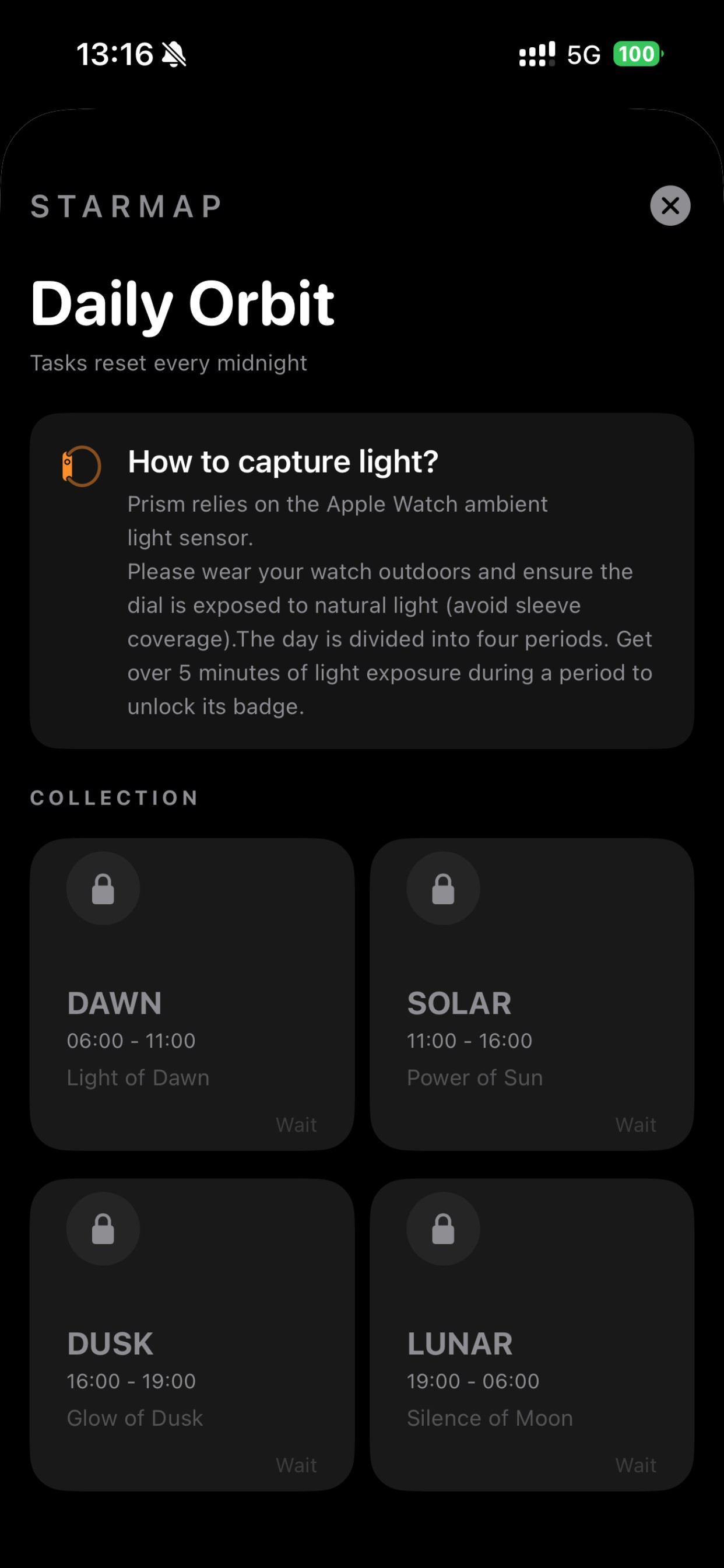 Prism-Sunlight Tracker