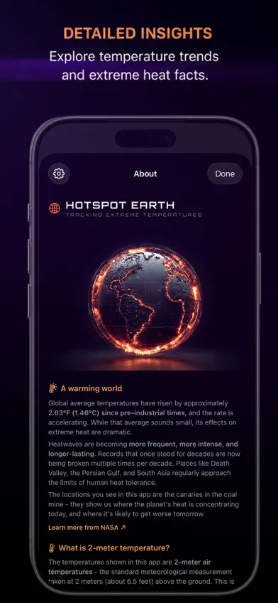 Hotspot Earth - Realtime Data screenshot 3