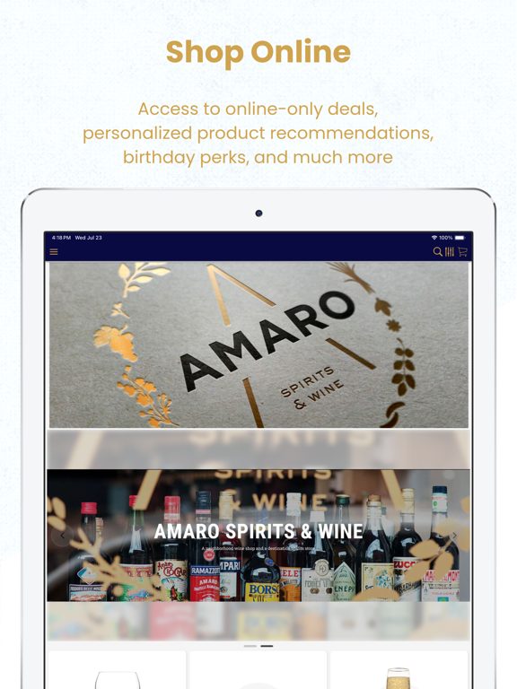 Screenshot #4 pour Amaro Spirits & Wine