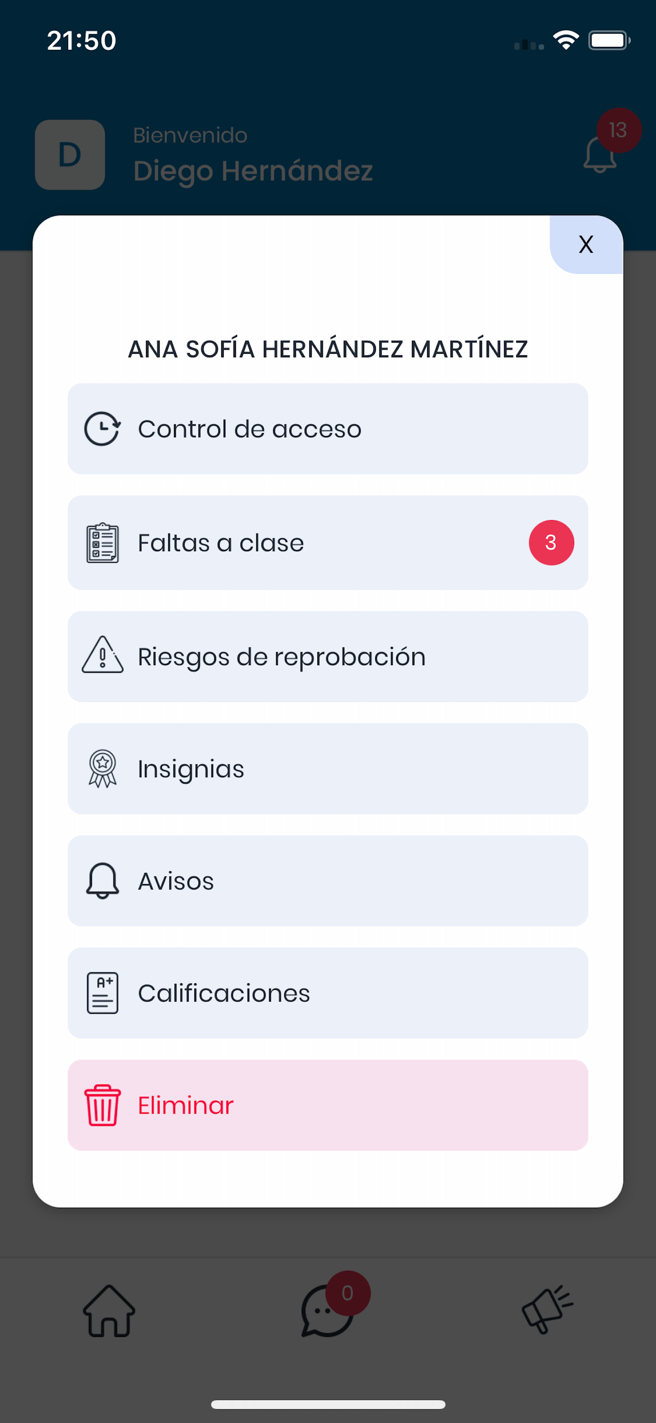 Monitor Estudiantil screenshot 3