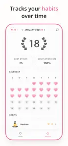 Habit Hearts - Habit Tracker screenshot #5 for iPhone
