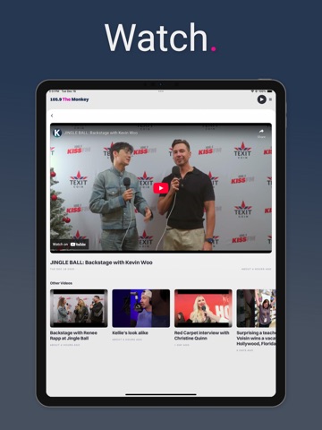 105.9 The Monkey iPad screenshot