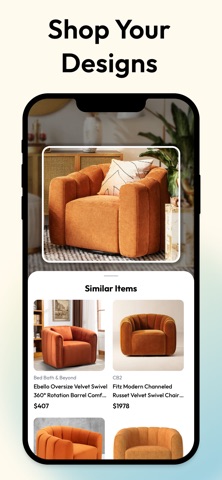 Homia: AI Home Design & Decor iPhone screenshot