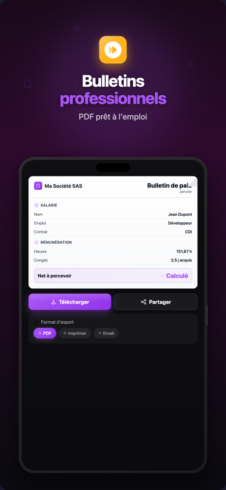 FichePaie screenshot 4