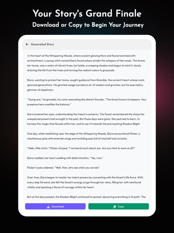 ScriblyGo – AI Story Toolkit iPad screenshot