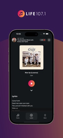 Life 107.1 screenshot