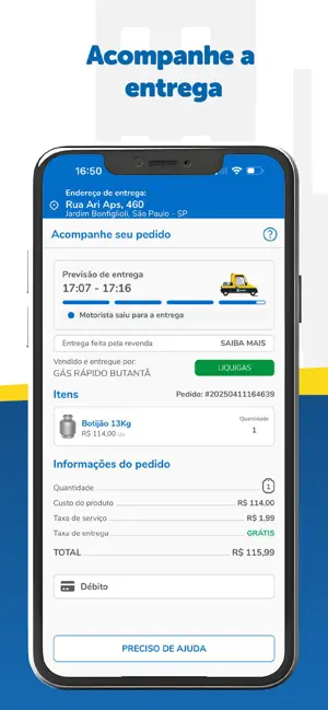 Upgas - Seu gás mais rápido iPhone screenshot 5