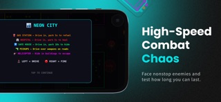 Neon City: Drive & Shoot screenshot