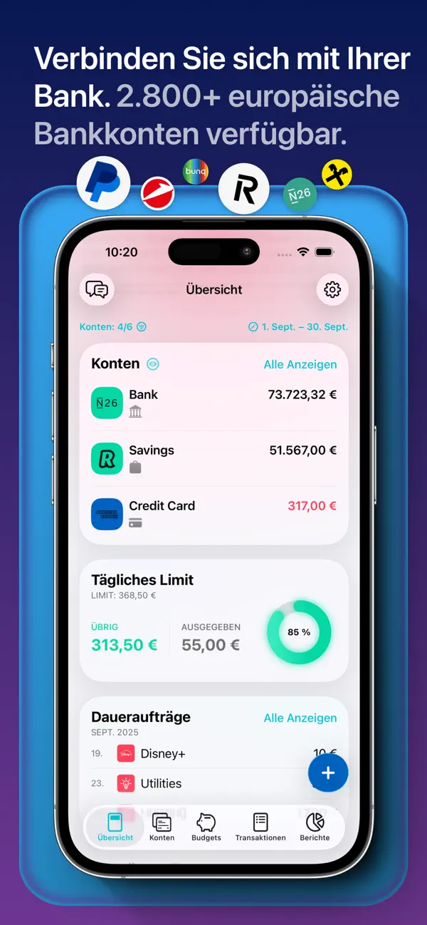 MoneyCoach - Budget & Finance iPhone App Screenshot 3 – Finanzen