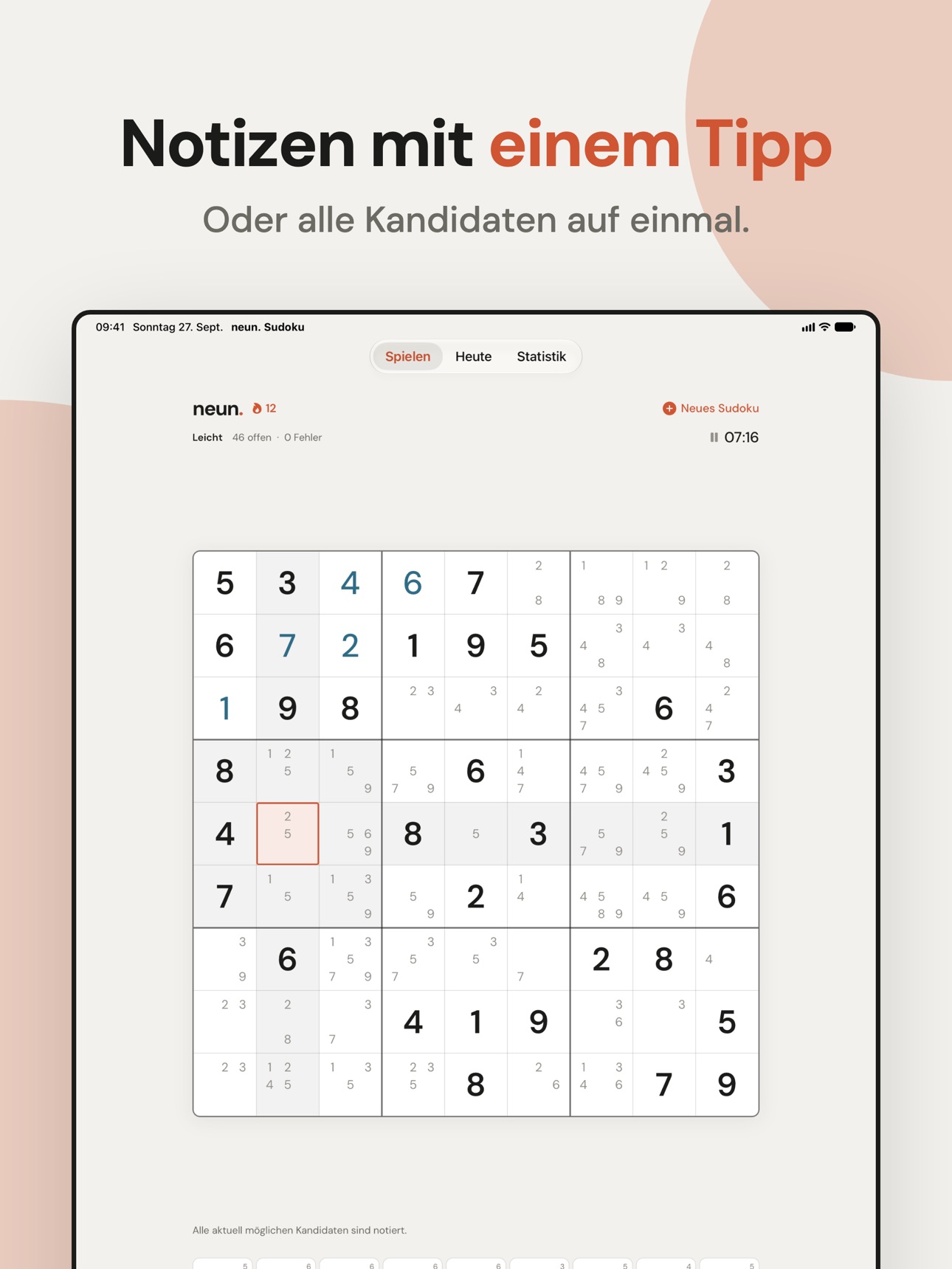 Screenshot 9 of neun. Sudoku – Denkspiel