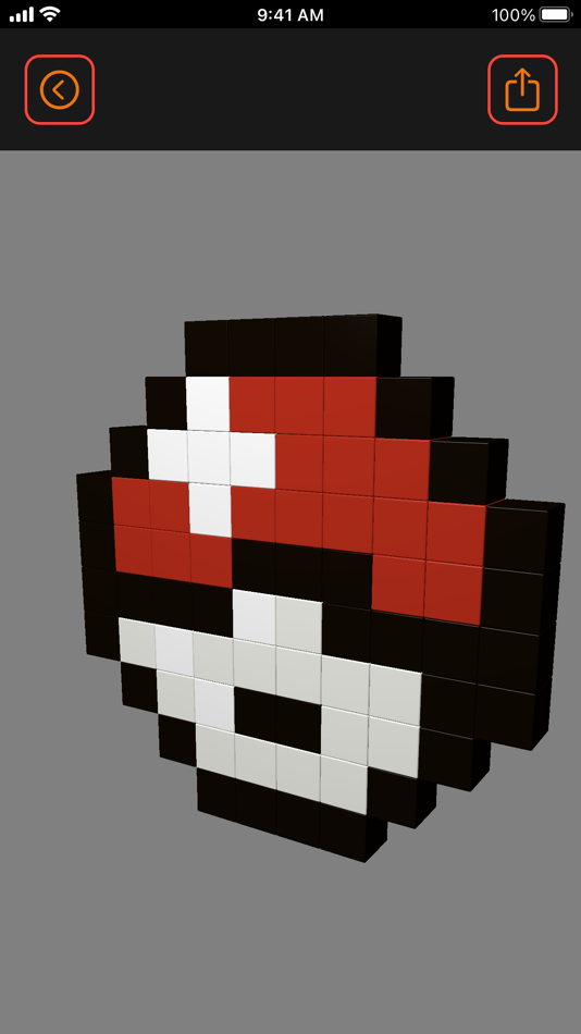 #3. Pixel Art 2D to Voxel 3D (iOS) Podle: A5 Multimedia