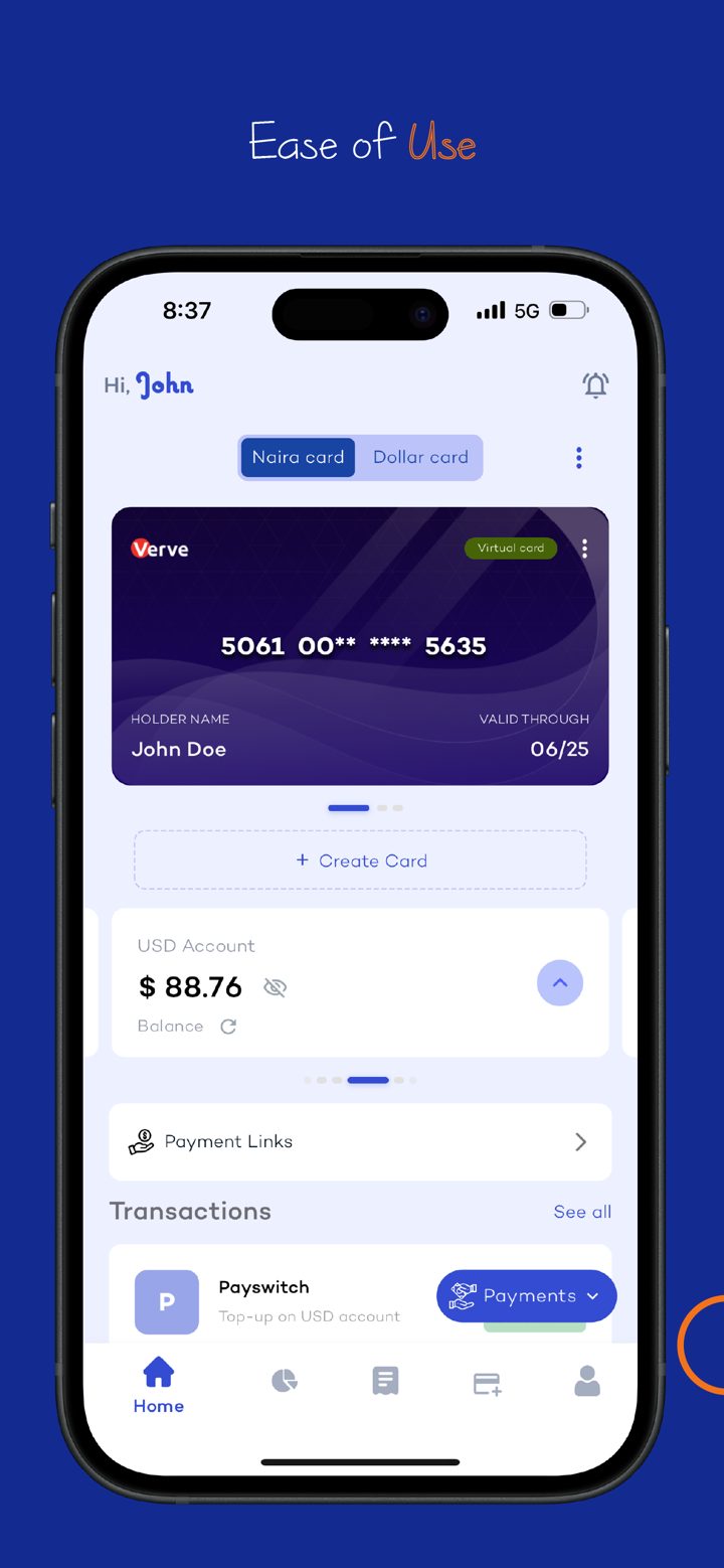 Payswitch screenshot 2